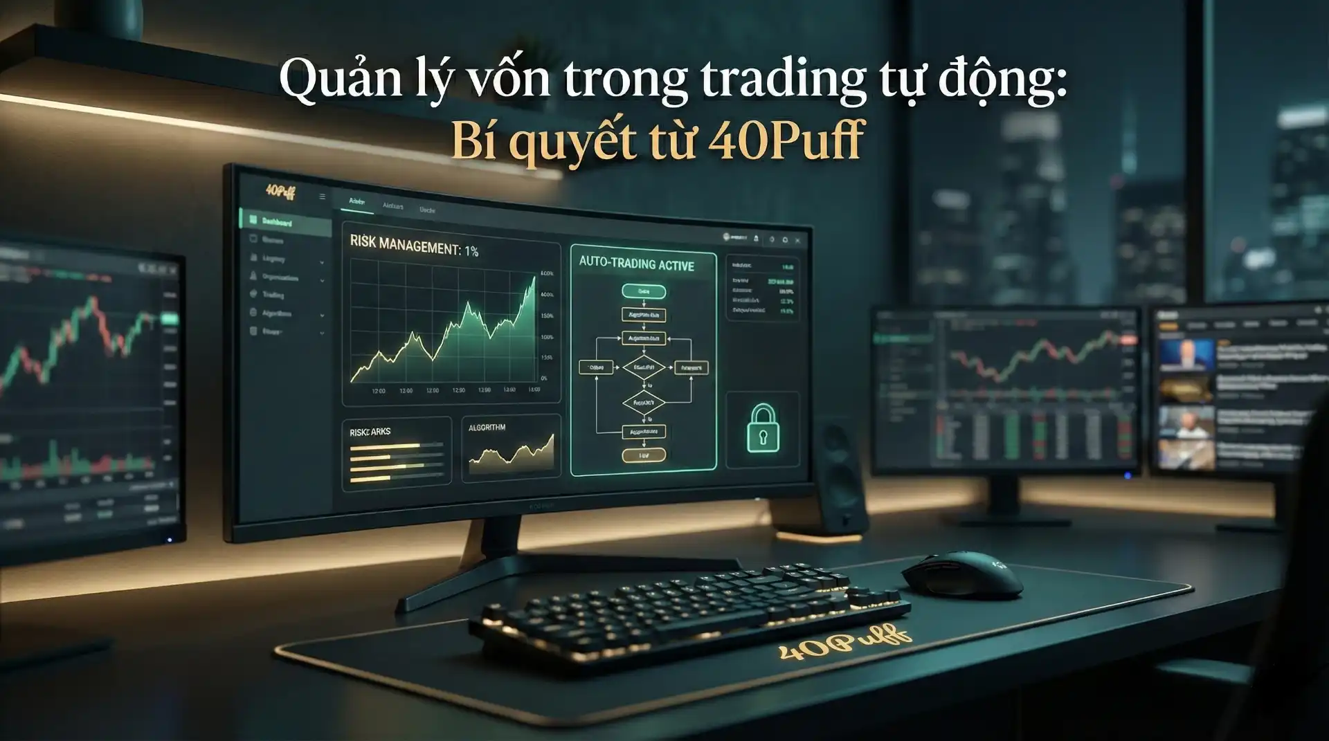 Quản lý vốn trong trading tự động: Bí quyết từ 40Puff